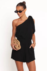 Sally Romper Black