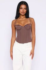 Its A Lifestyle Bustier Chocolate