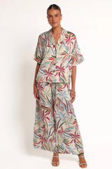 Illoura Short Sleeve Shirt Tahitian Tide