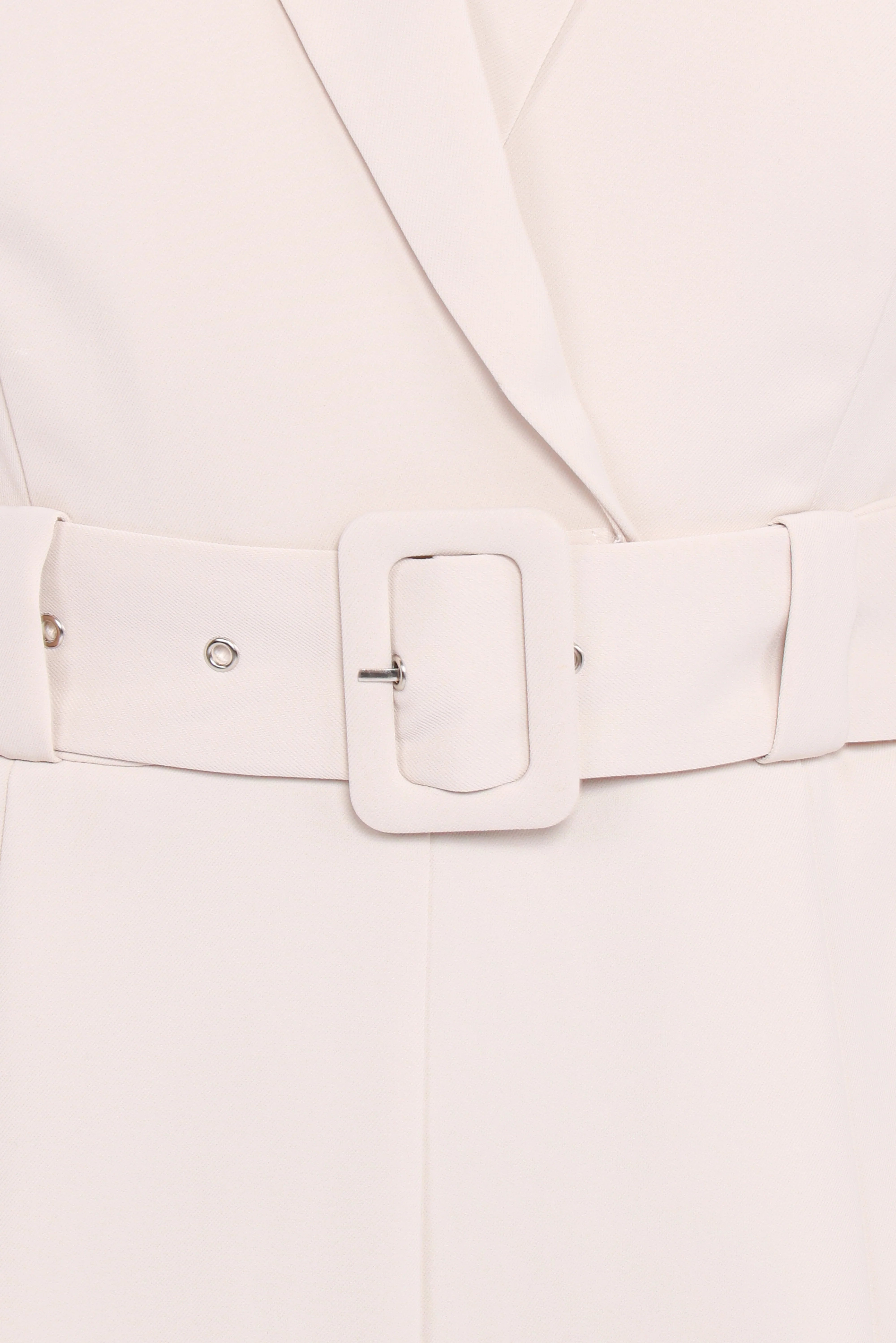 Sienna Belted Jumpsuit Beige