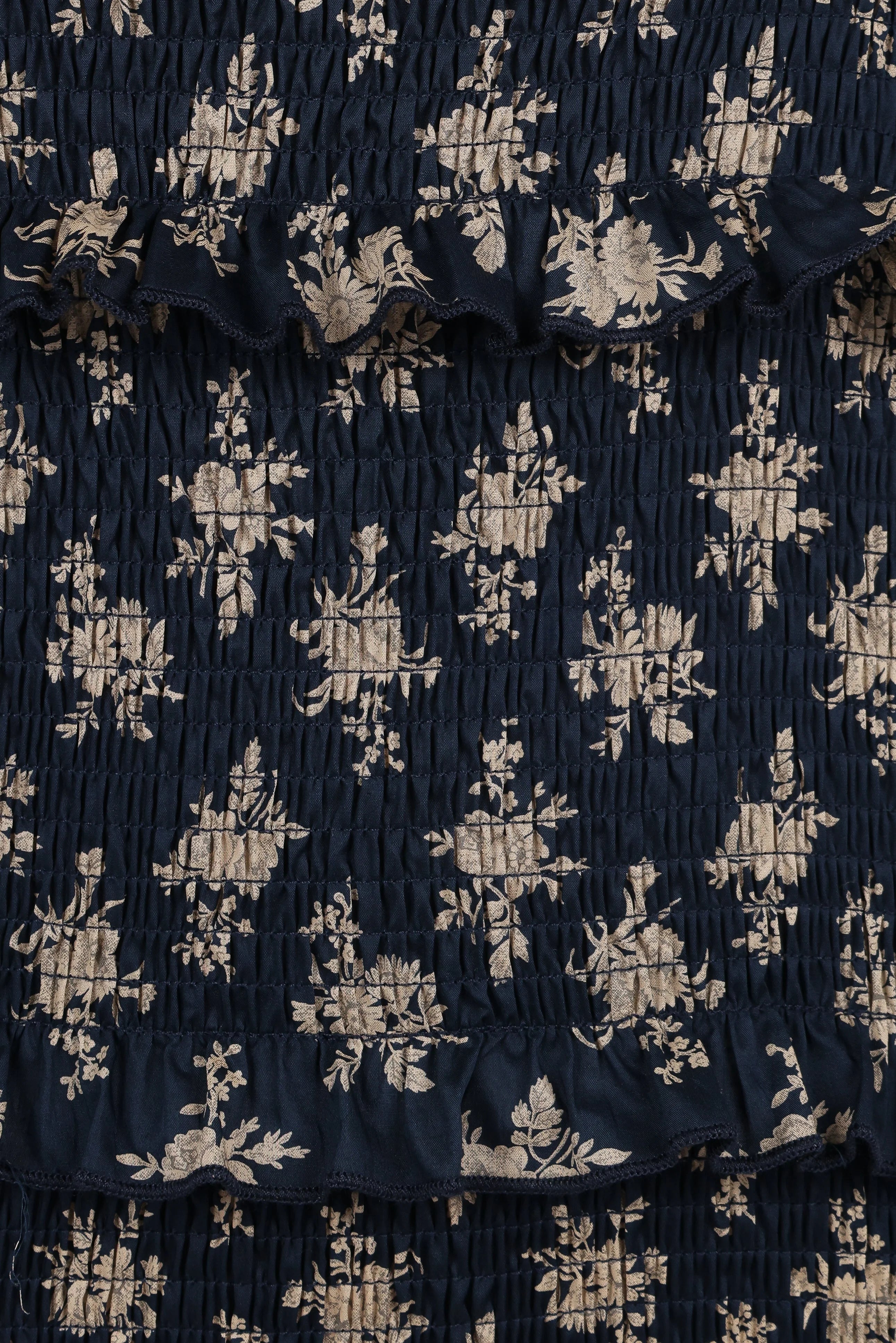 Jazy Midi Dress Navy Floral