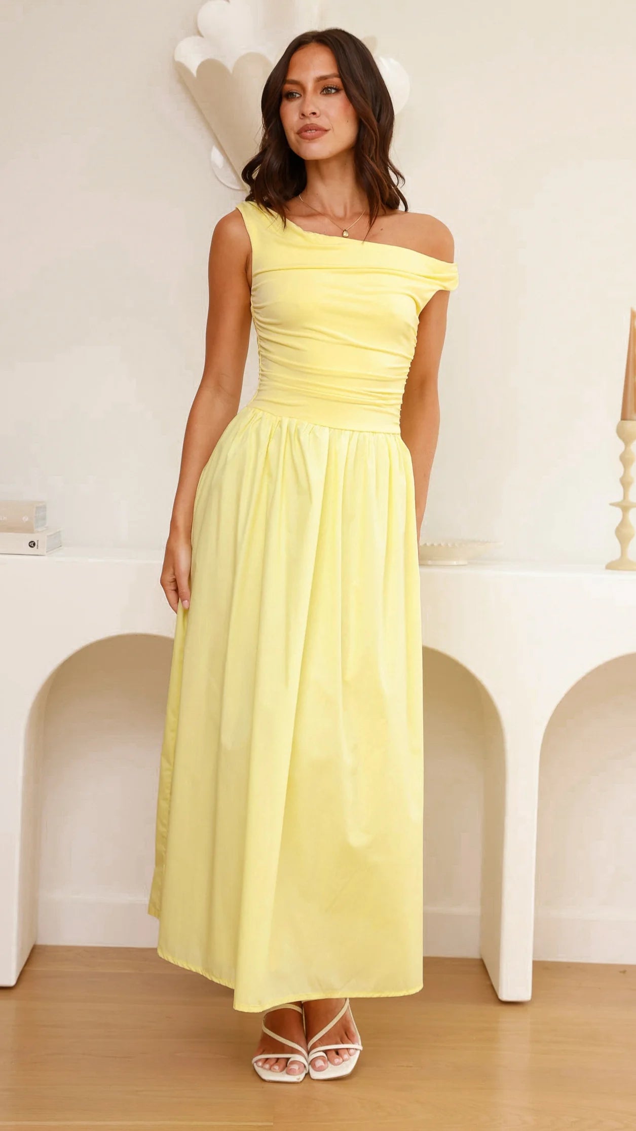 Immy Midi Dress Yellow