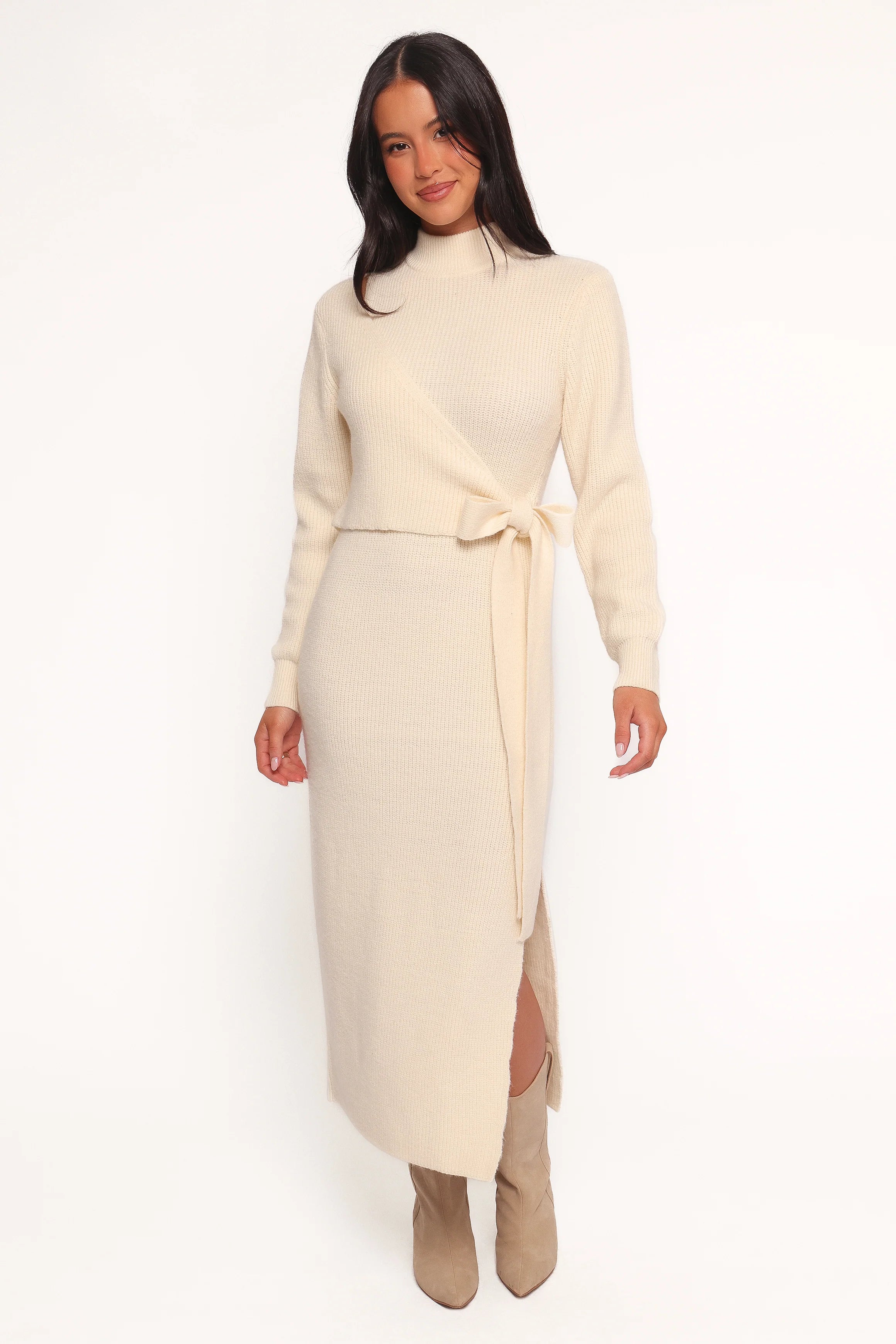 Aerin Knit Dress Cream