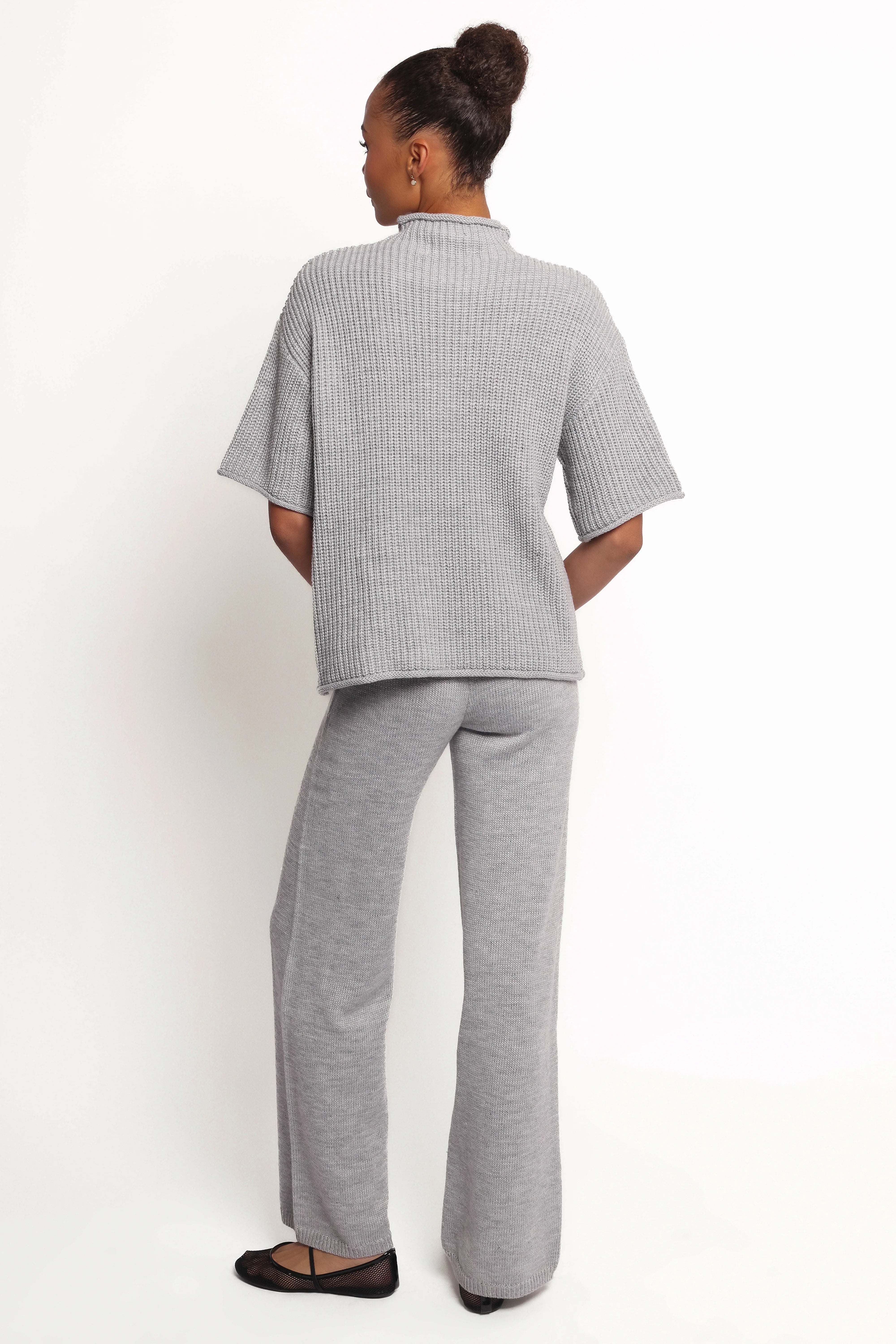Remii Knit Pant Set Grey