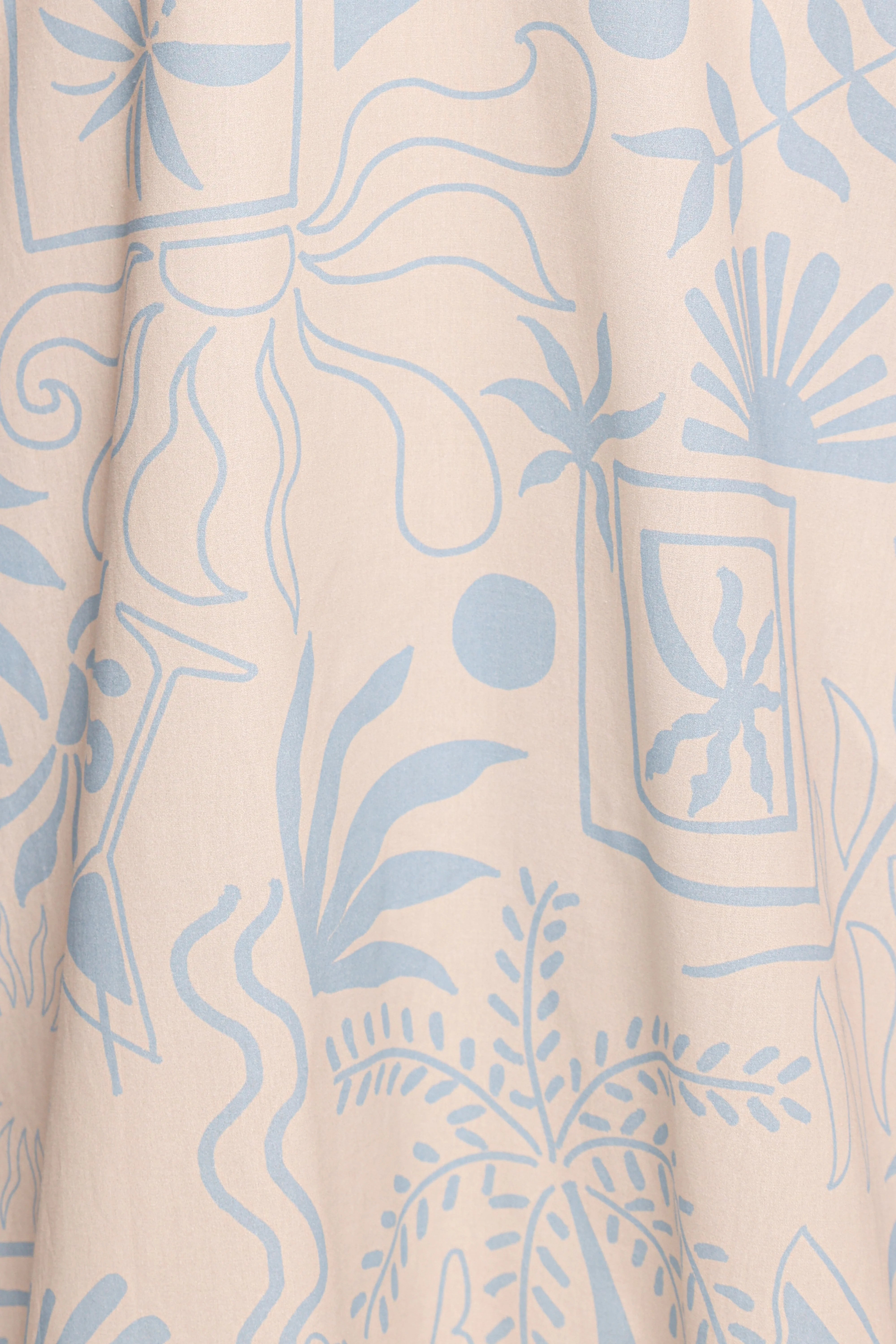 Naida Maxi Dress Blue Soleil
