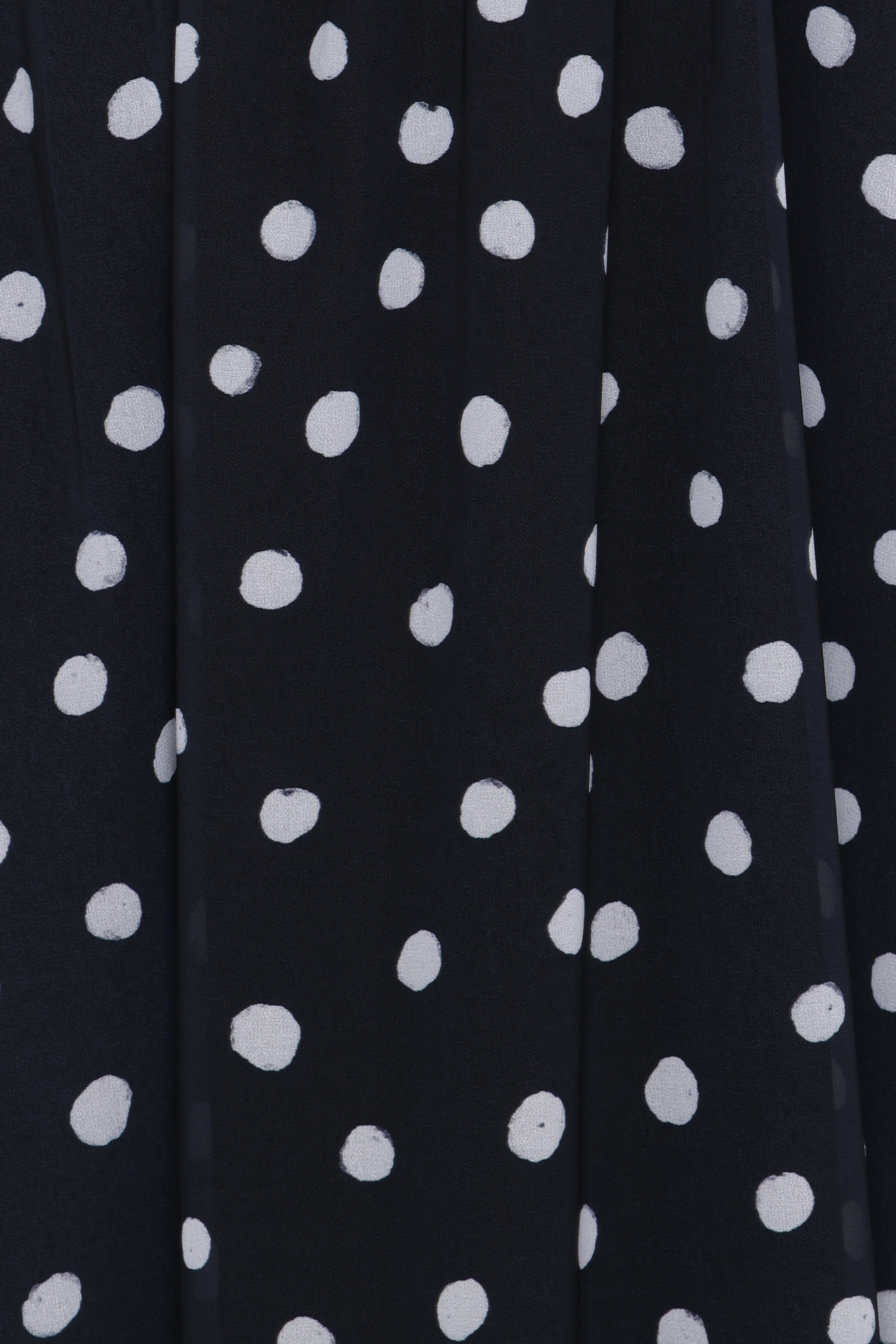 Boston Strapless Maxi Dress Black Polka Dot