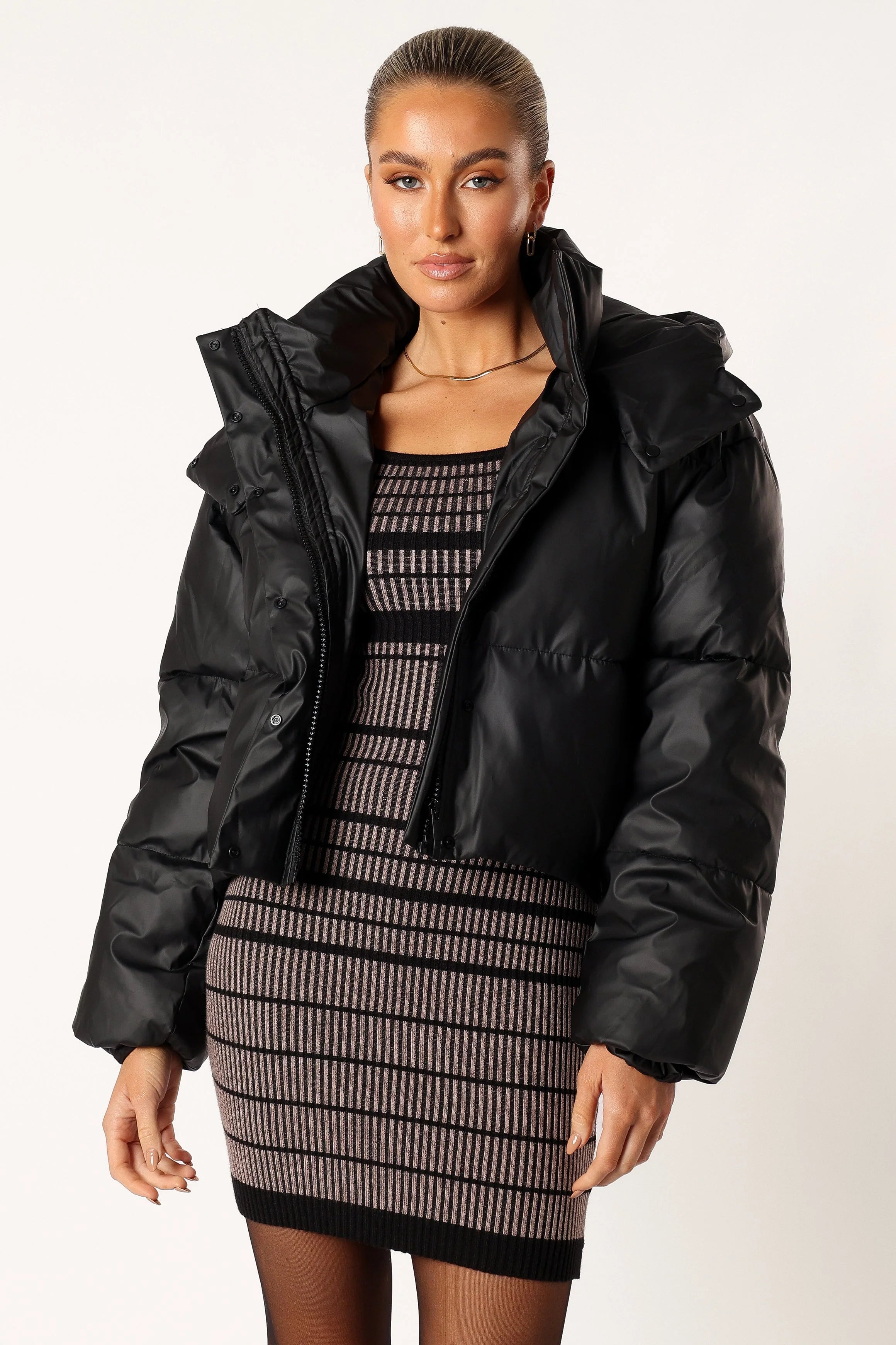 Tania Puffer Jacket Black