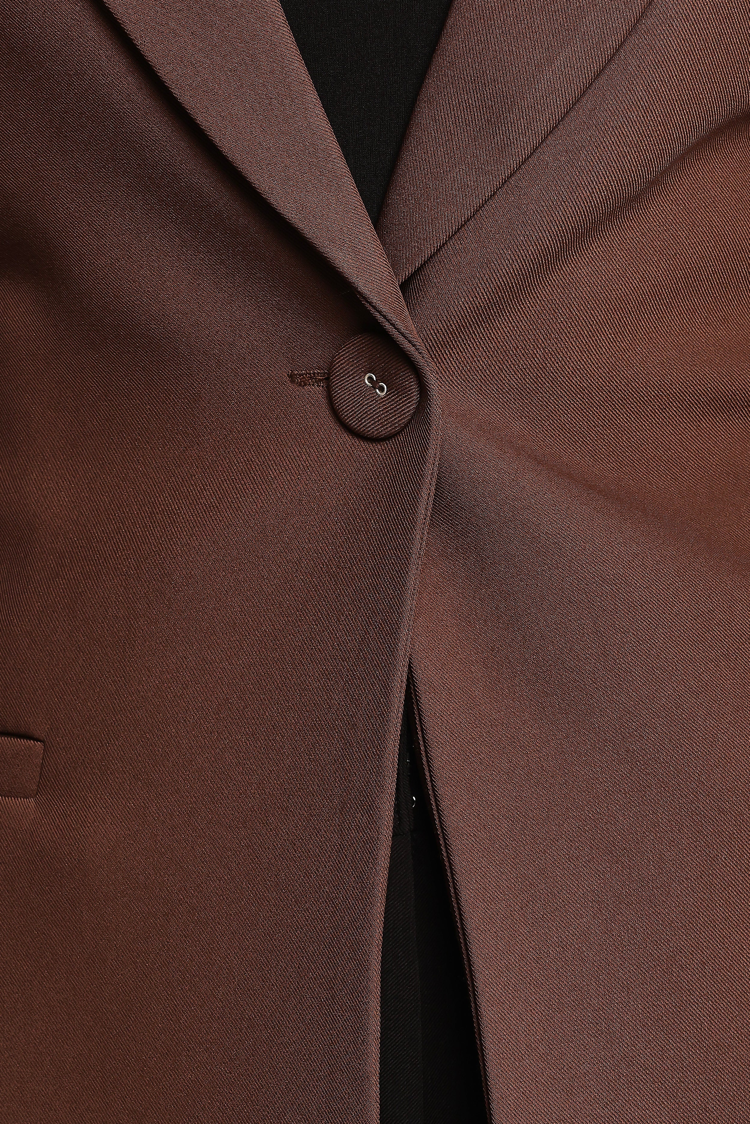 Eliana Waist Tie Blazer Espresso
