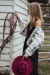 Vako Quilted Embroidered Jacket Light Taupe