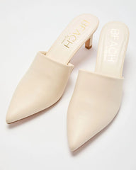 Katria Pointed Toe Heeled Mules