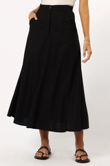 Odetta Maxi Skirt Black