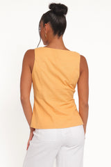 Kalyssa Asymmetrical Vest Mango