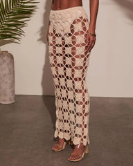 Francina Crochet Cover Up Maxi Skirt