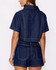 Rowan Denim Skort