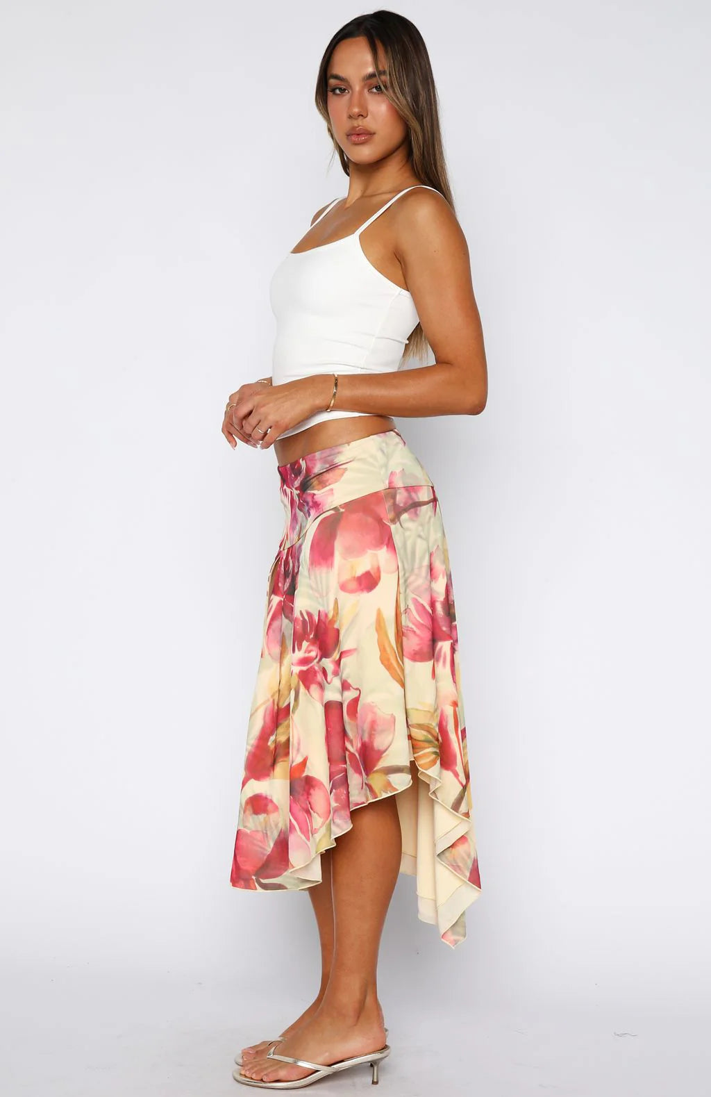 Losing What We Had Midi Skirt Sunlight Bloom