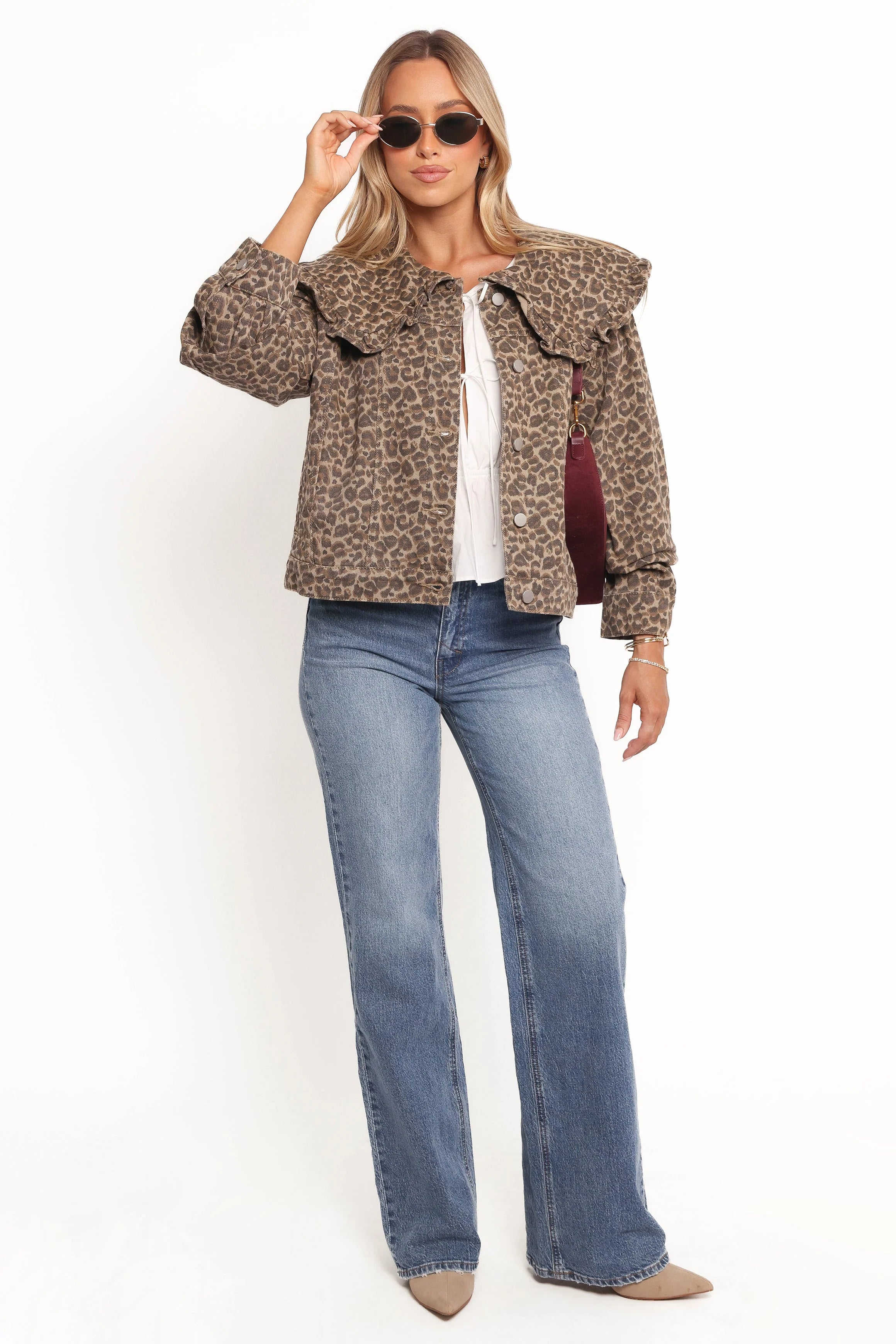 Jaelle Leopard Print Jacket Leopard