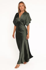 Ricki Maxi Dress Olive Green