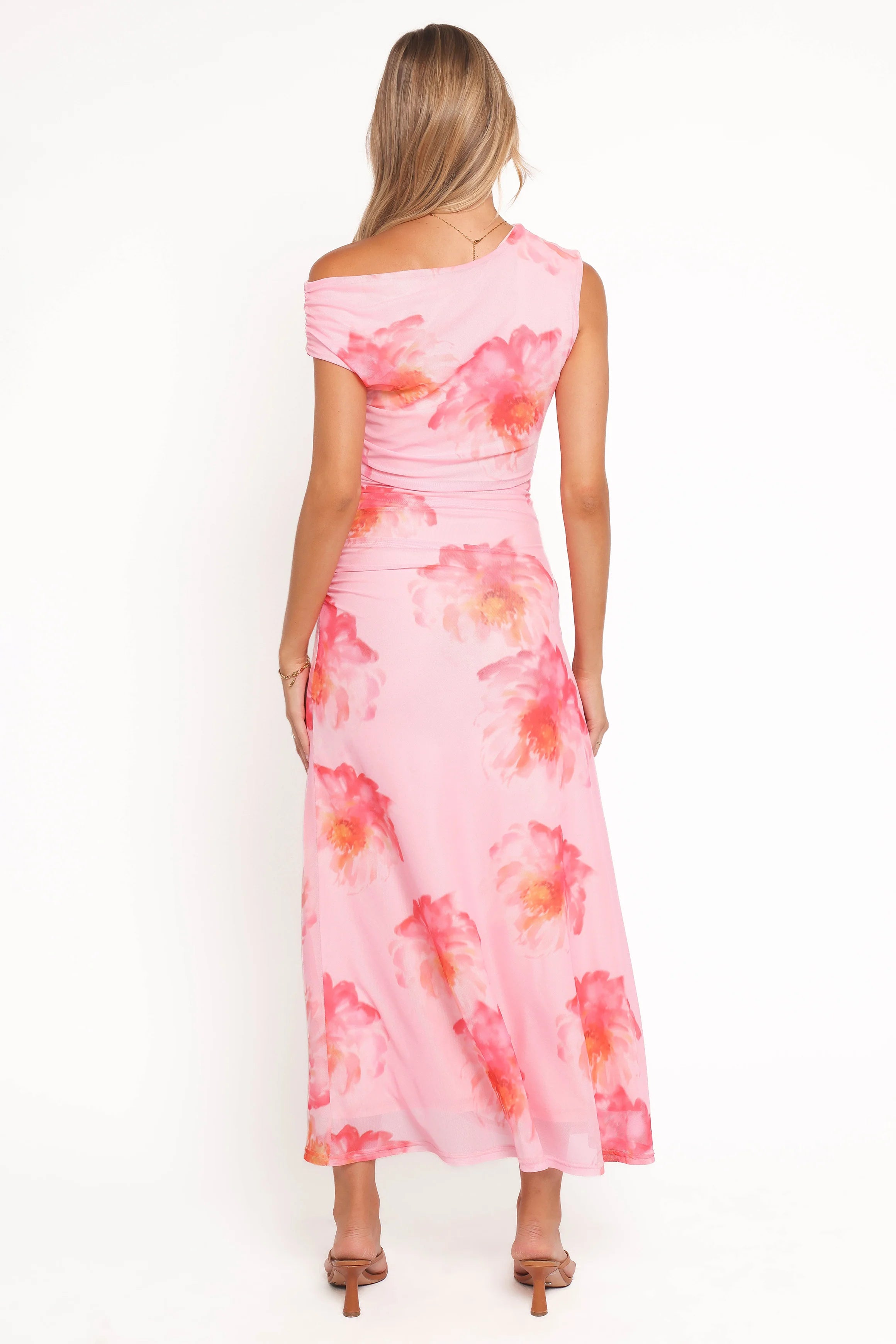 Talyne Maxi Dress Pink Floral