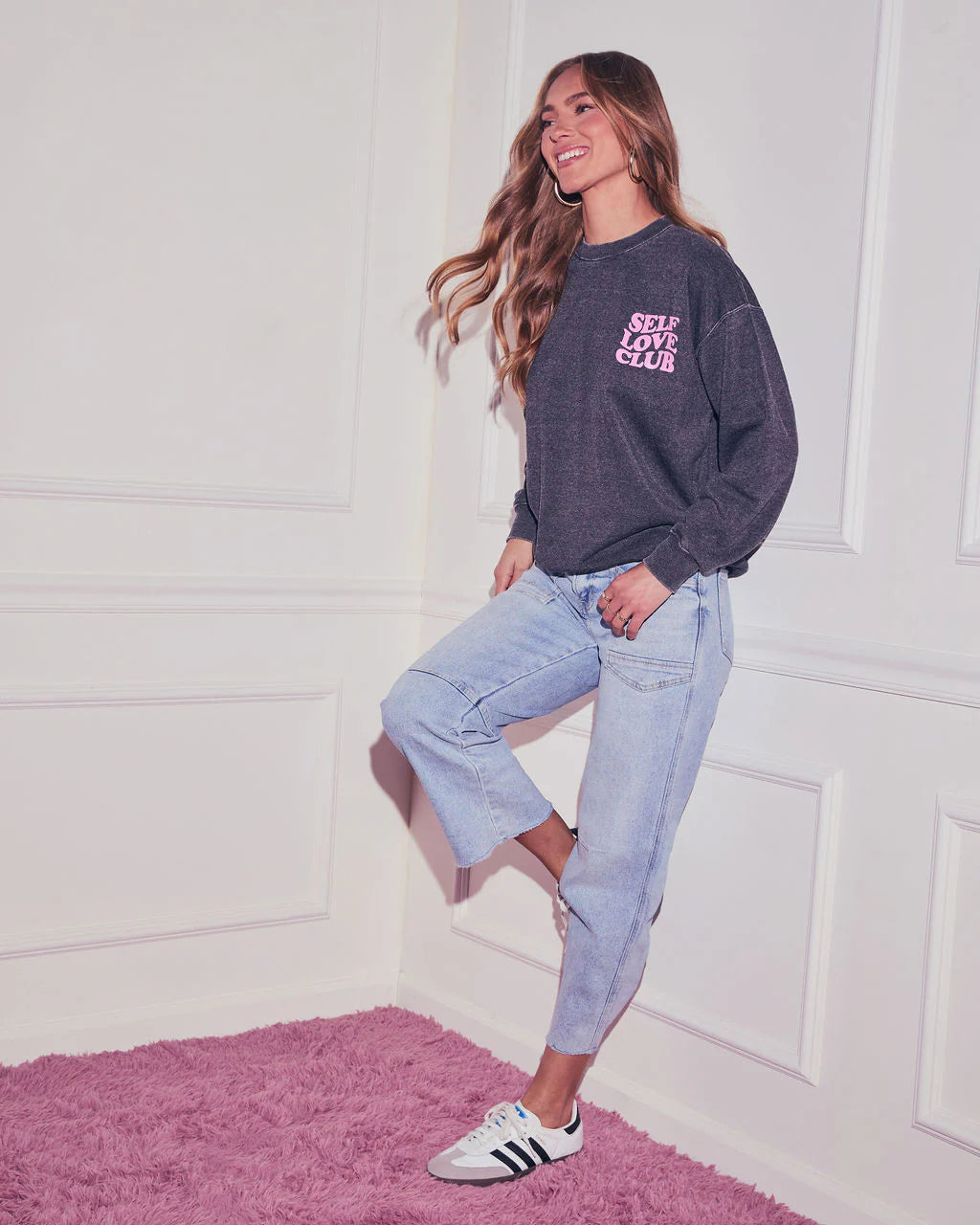 Self Love Club Graphic Sweatshirt