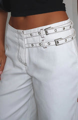 No Second Chances Pants Cream