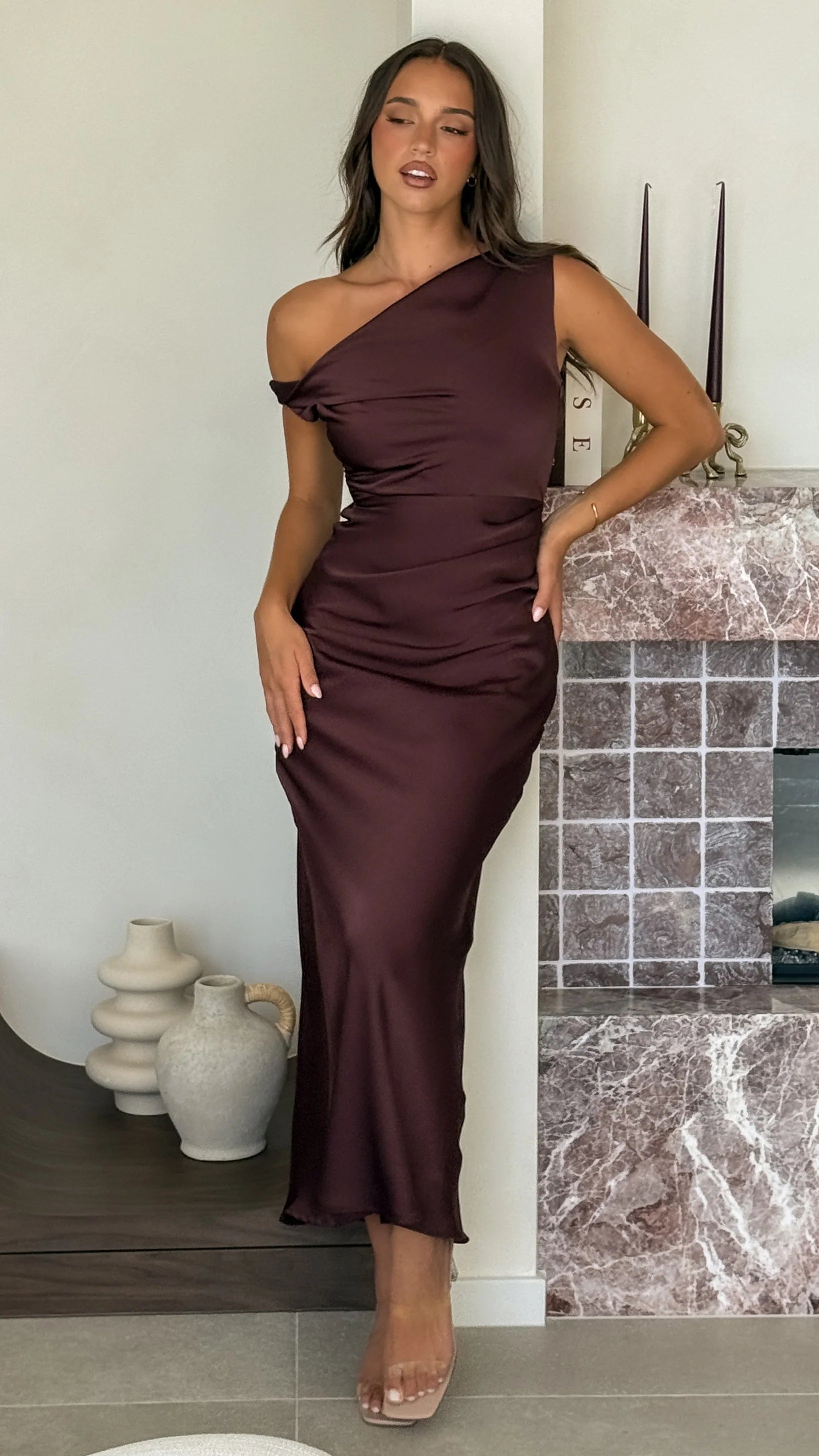 Gigi Maxi Dress Chocolate