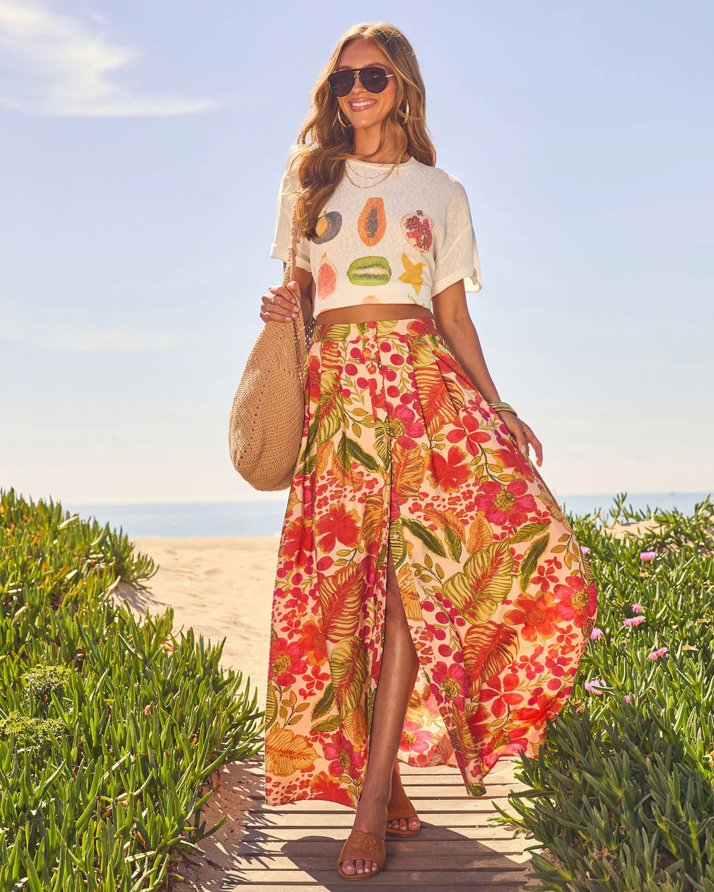 Island Fruit Short Sleeve Graphic Tee