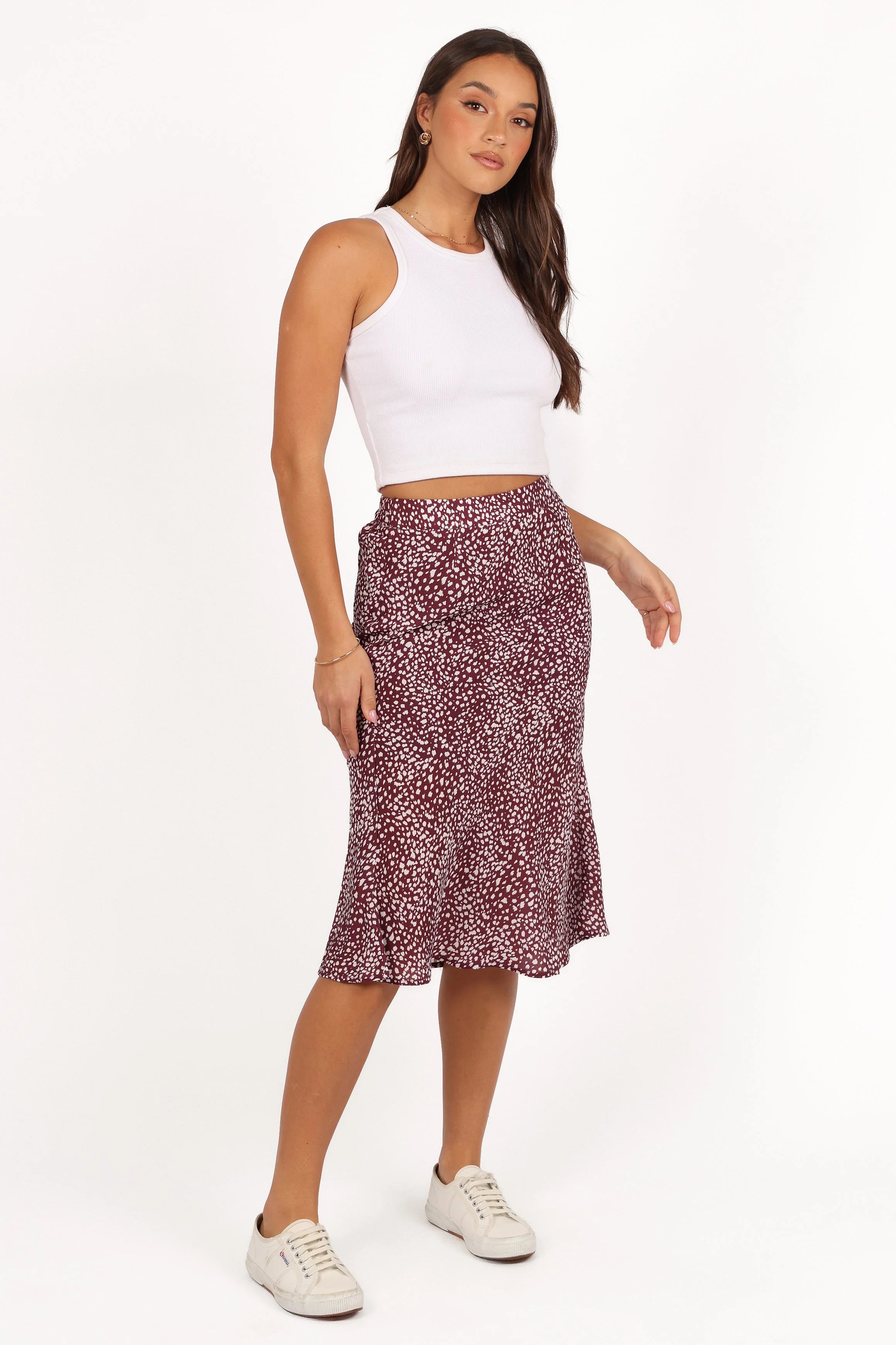 Falco Skirt Burgundy