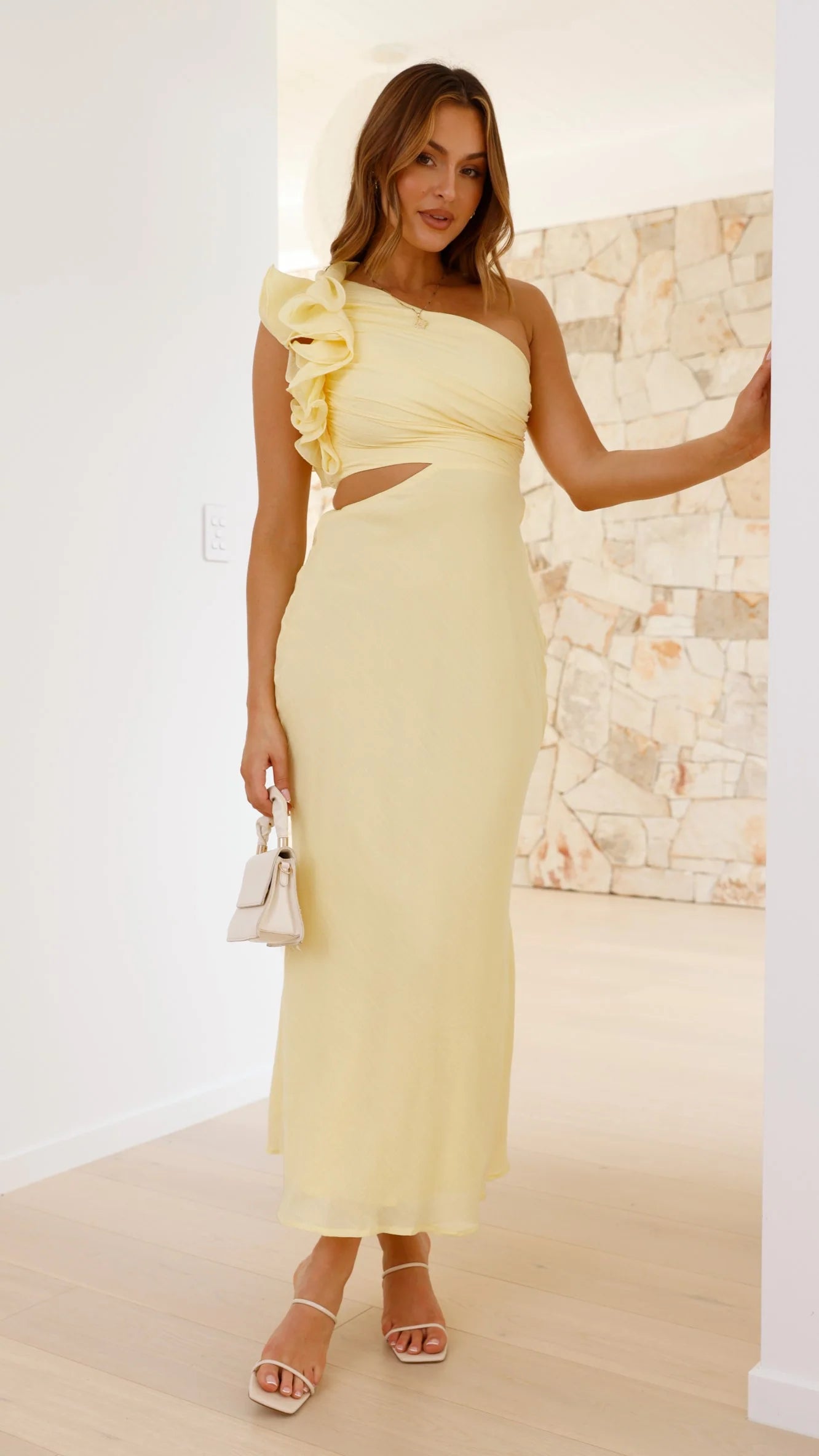 Amina Maxi Dress Yellow