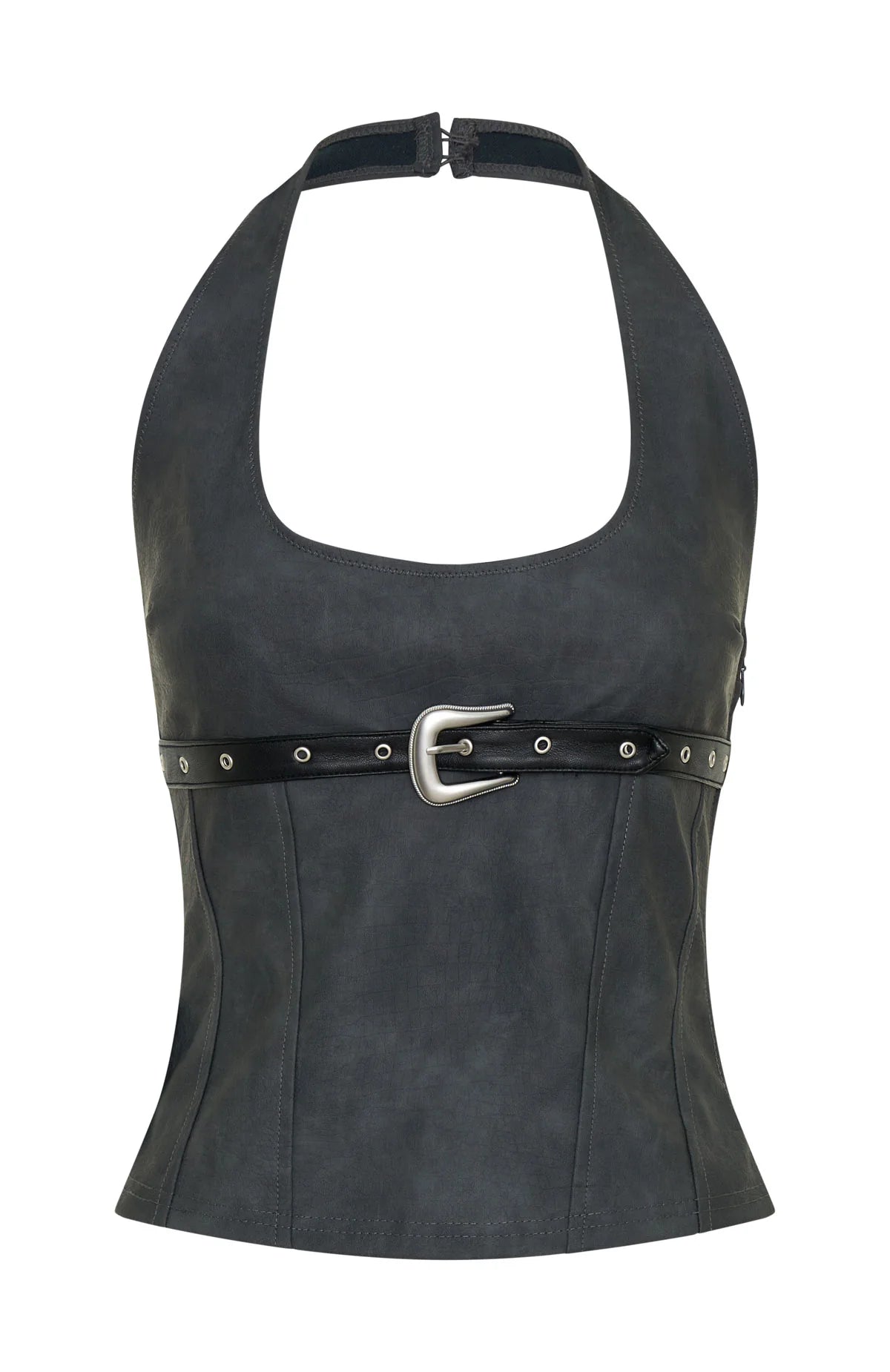 In The Crowd Bustier Charcoal