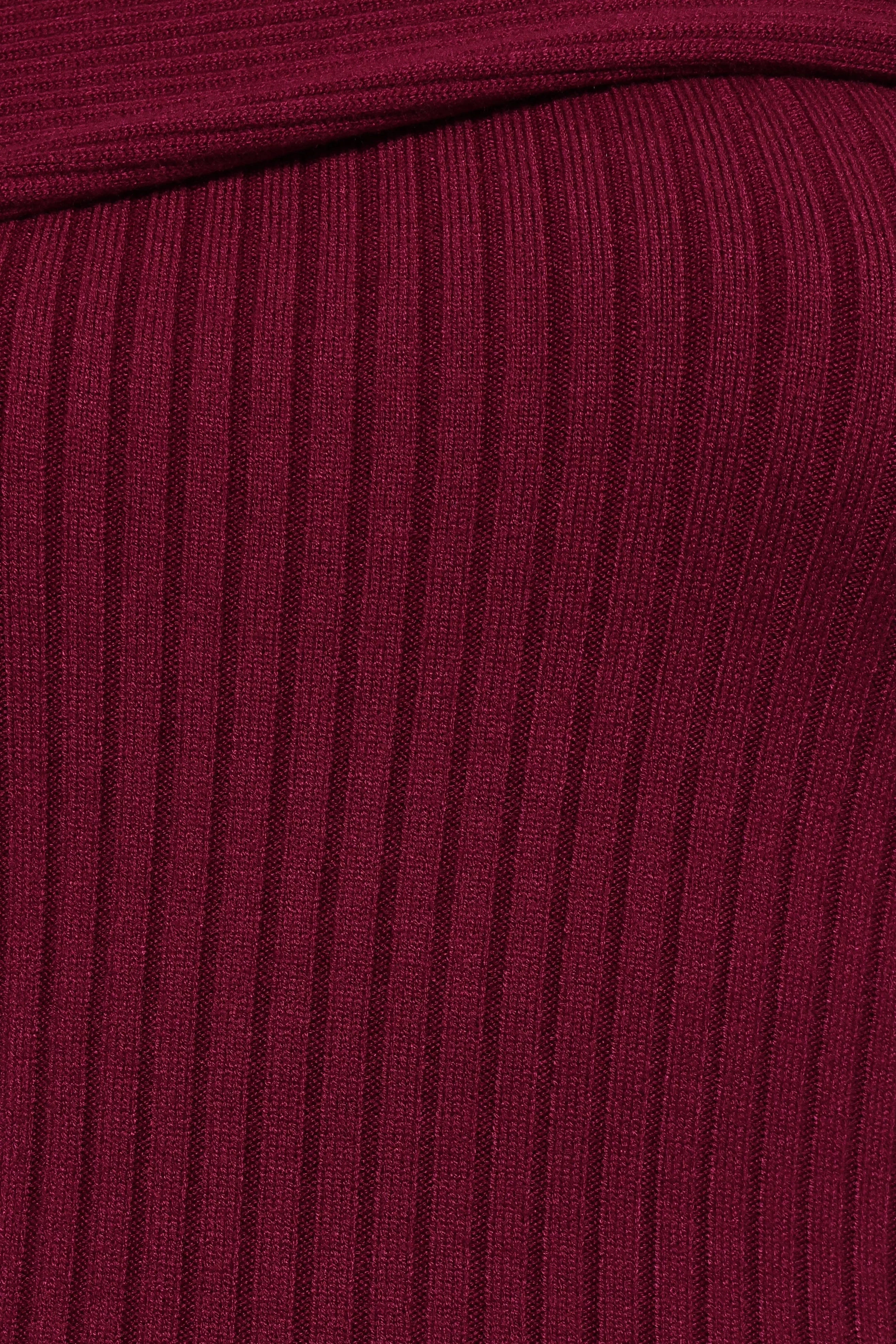 Cammie Long Sleeve Midi Dress Fuchsia