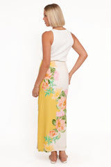 Peta Maxi Skirt Yellow Poppy