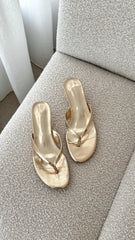 Corri Heel Gold Metallic