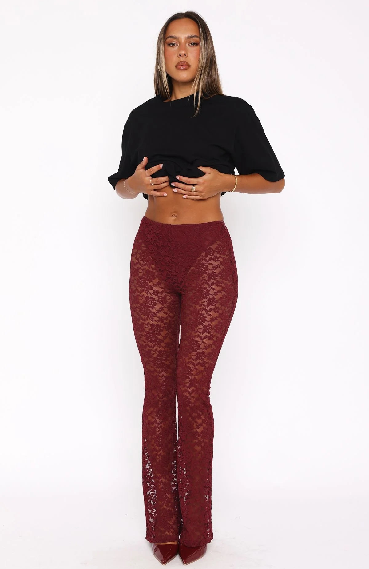 New Era Pants Wine