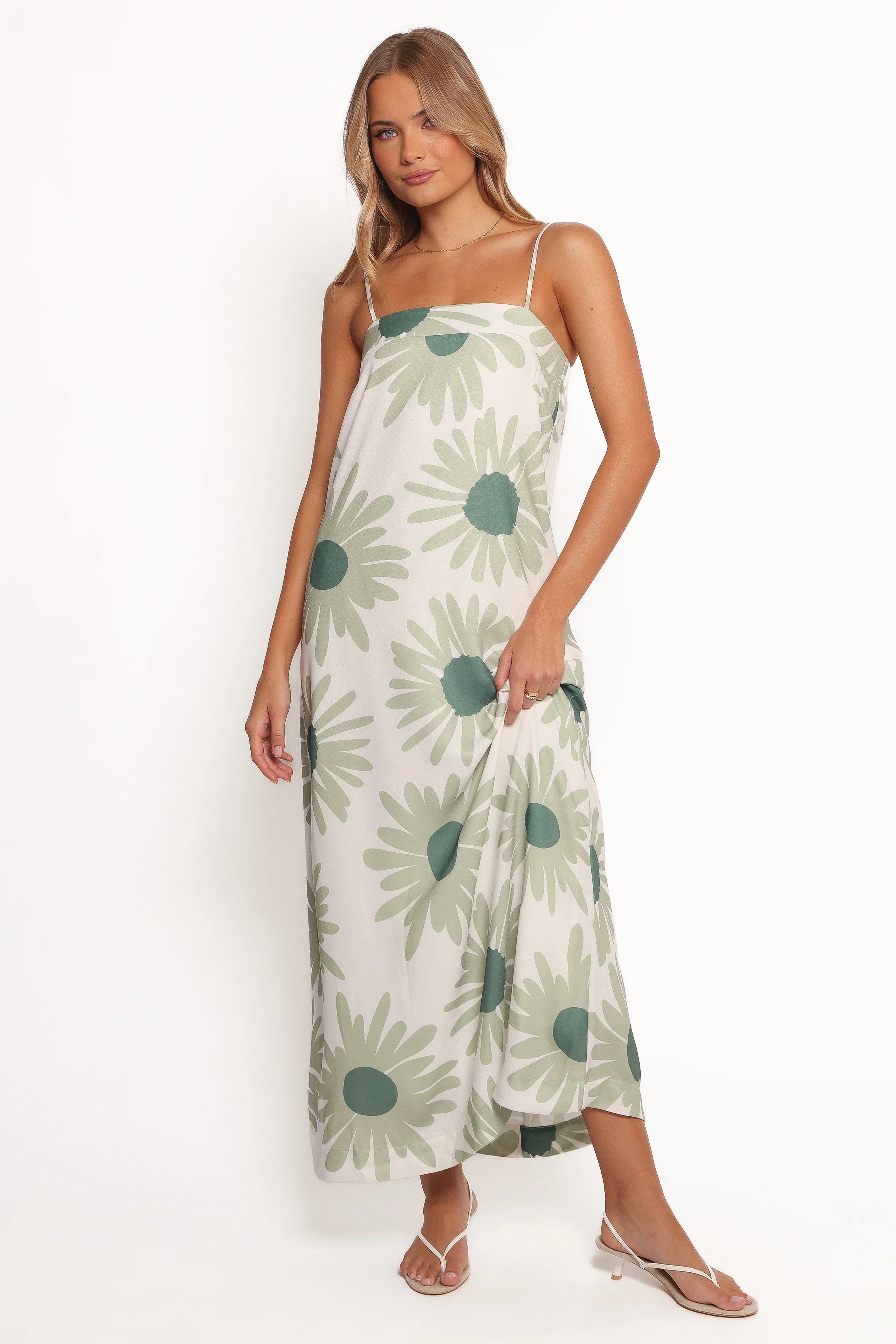 Wilson Maxi Dress Green Floral
