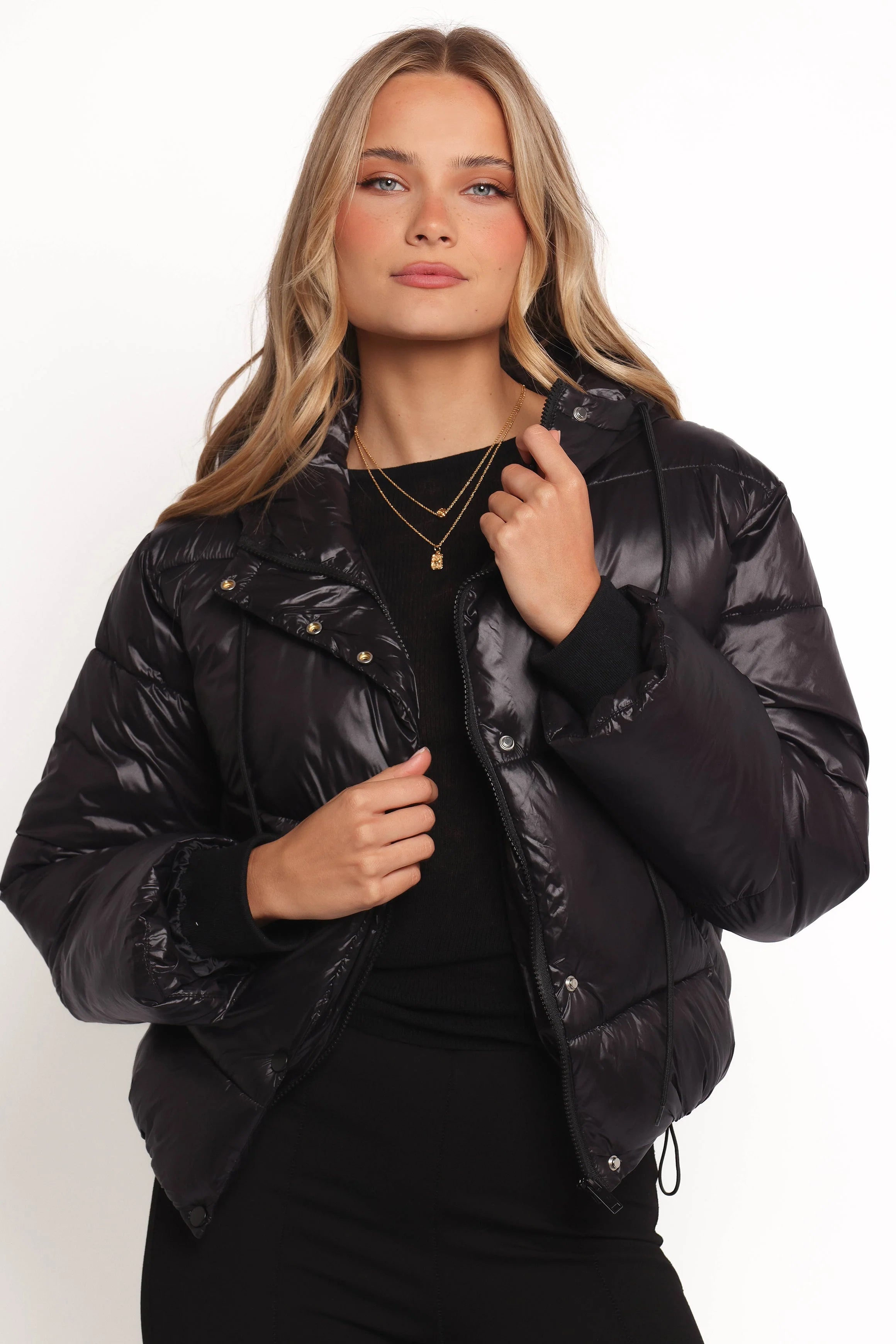 Archie Puffer Jacket Black
