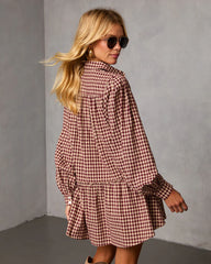 Tawnya Gingham Mini Dress