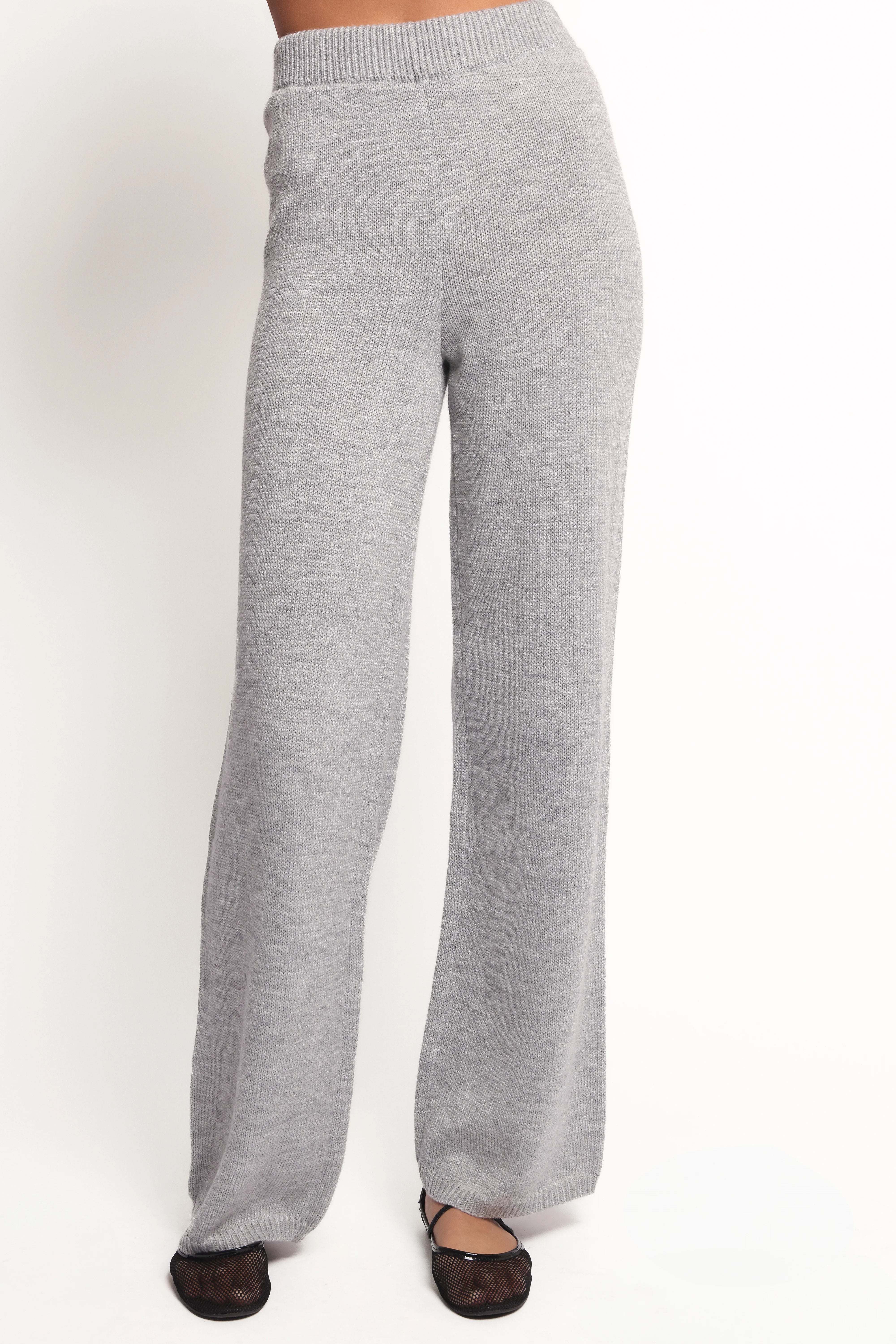 Remii Knit Pant Set Grey