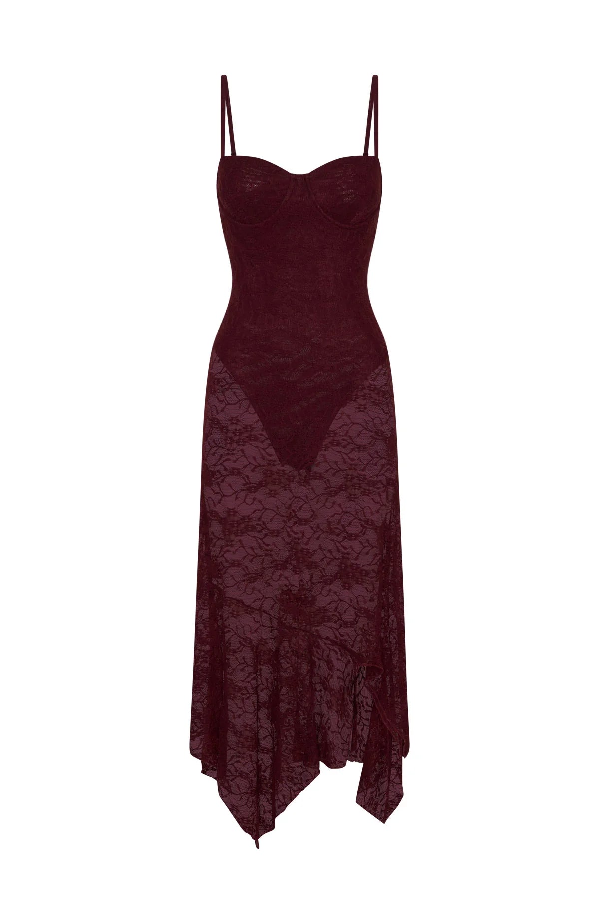 Darling Girl Midi Dress Port