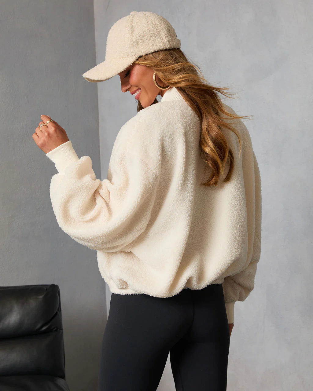 Sunday Still Sherpa Bomber Jacket