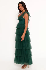 Belle Maxi Dress Hunter Green