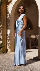 Selma Maxi Dress Blue