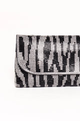 Zara Embellished Bag Zebra