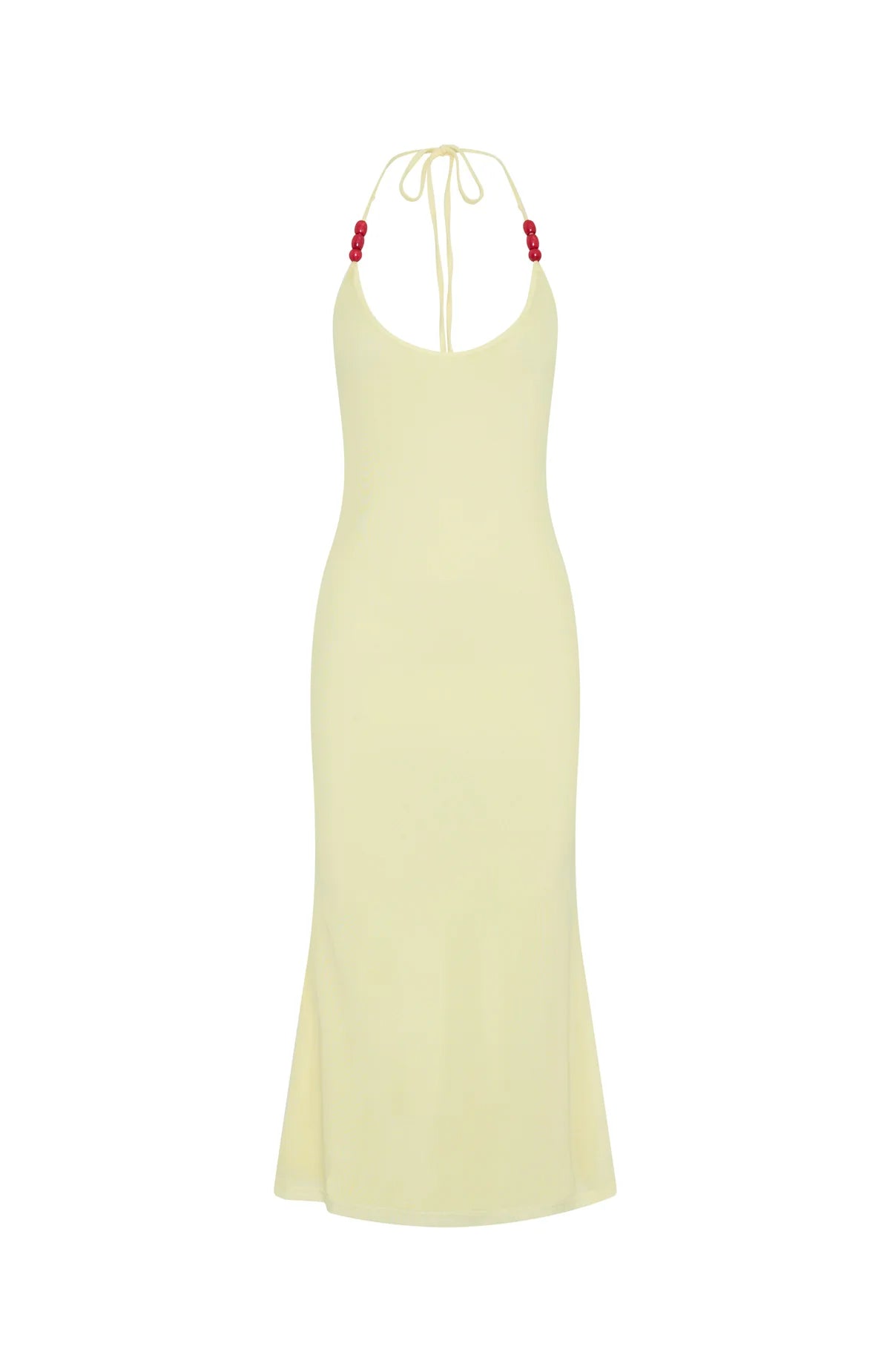Tropic Like Its Hot Midi Dress Lemon