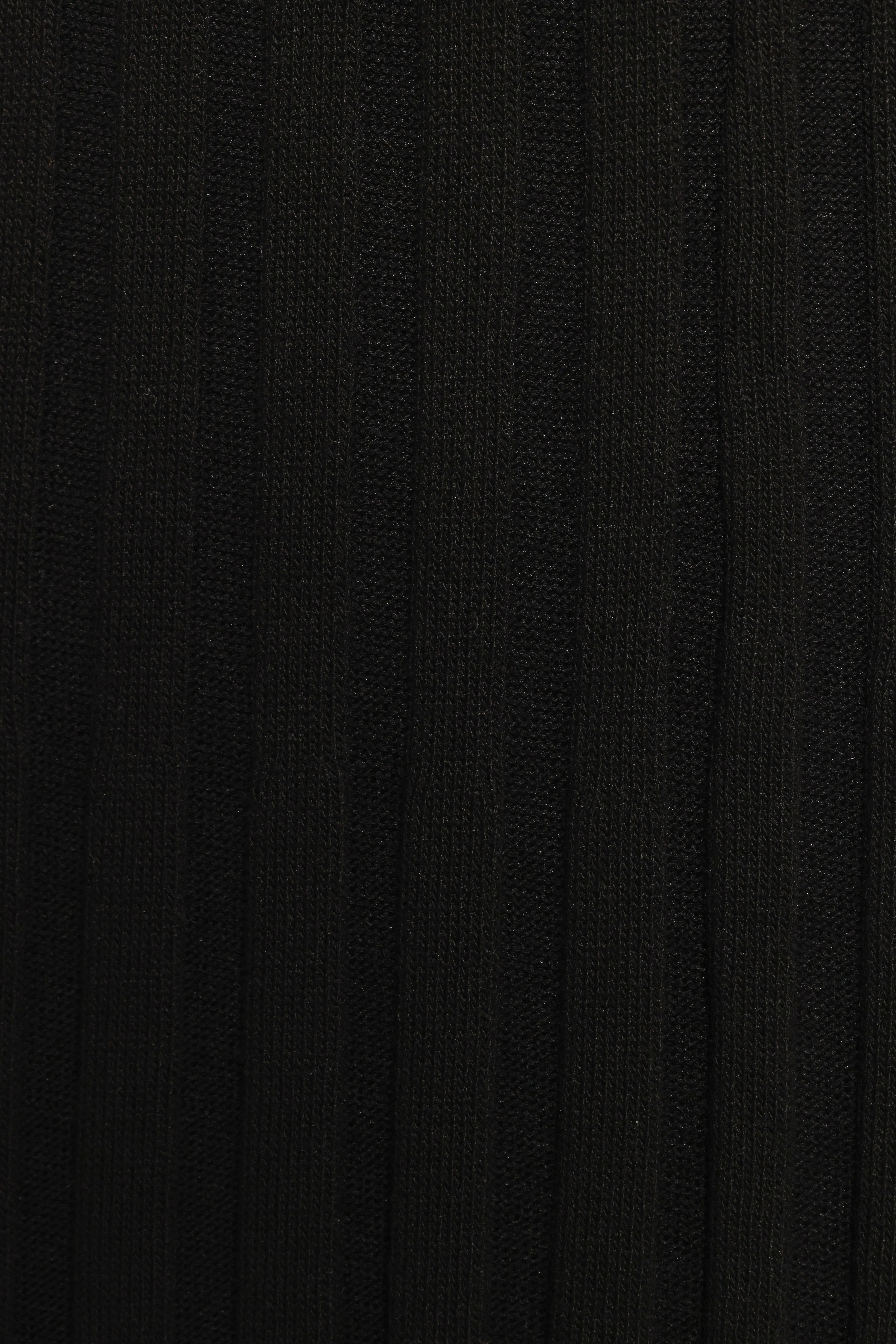 Carson Knit Midi Skirt Black