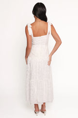 Lavinia Maxi Dress White Floral