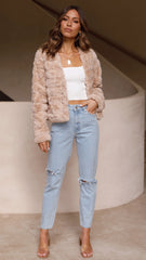Tully Crop Jacket Camel