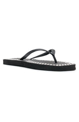 Eyre Studded Thong Sandals Black