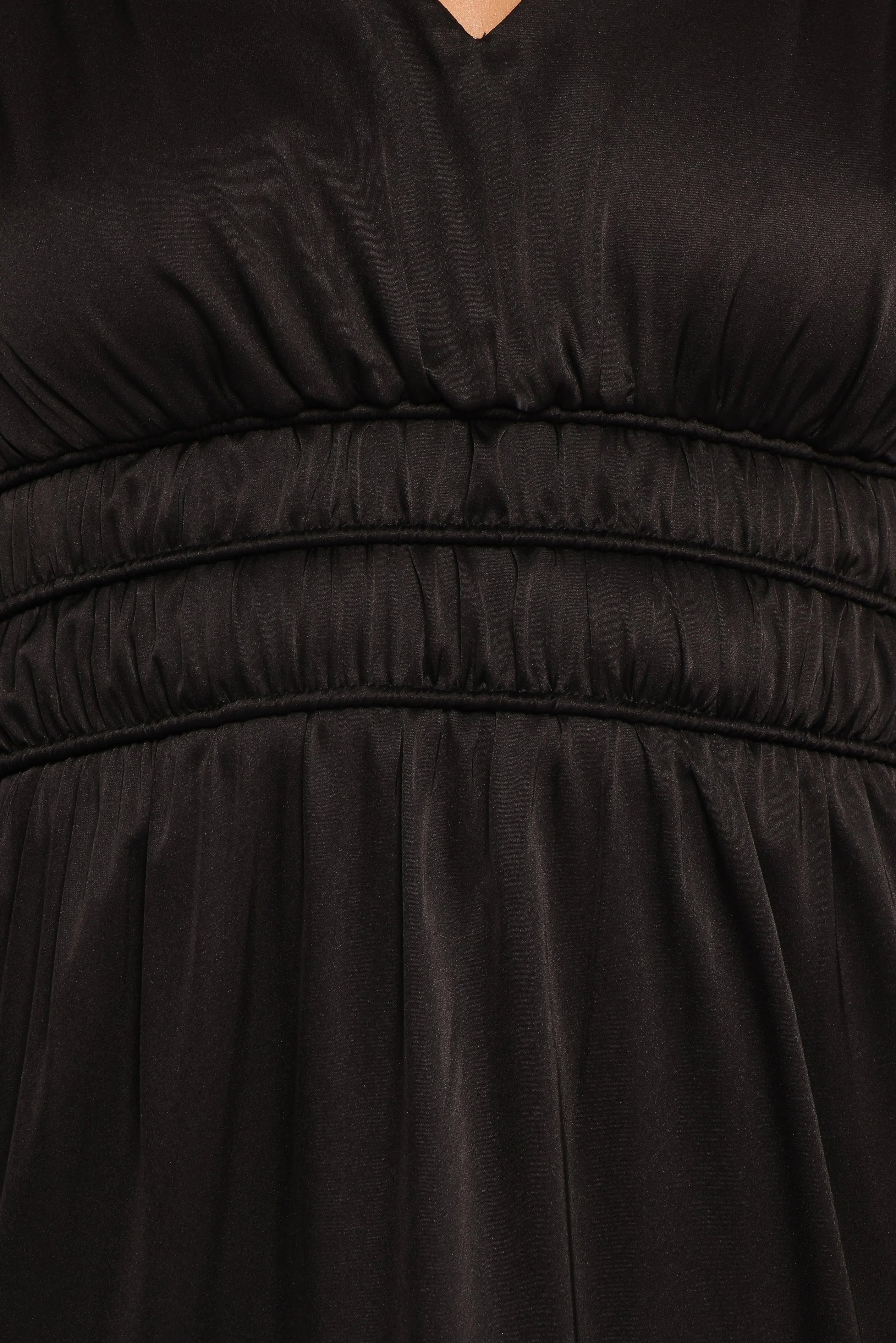 Rowen Long Sleeve Maxi Dress Black