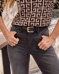 Solare Woven Leather Belt
