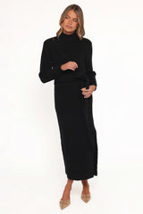 Aerin Knit Dress Black